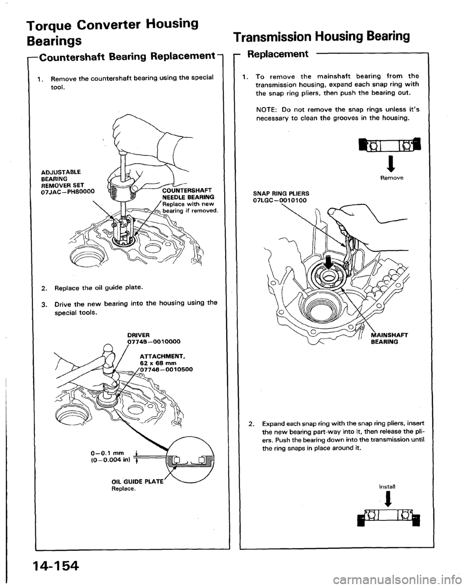 HONDA LEGEND 1991 2.G Workshop Manual 