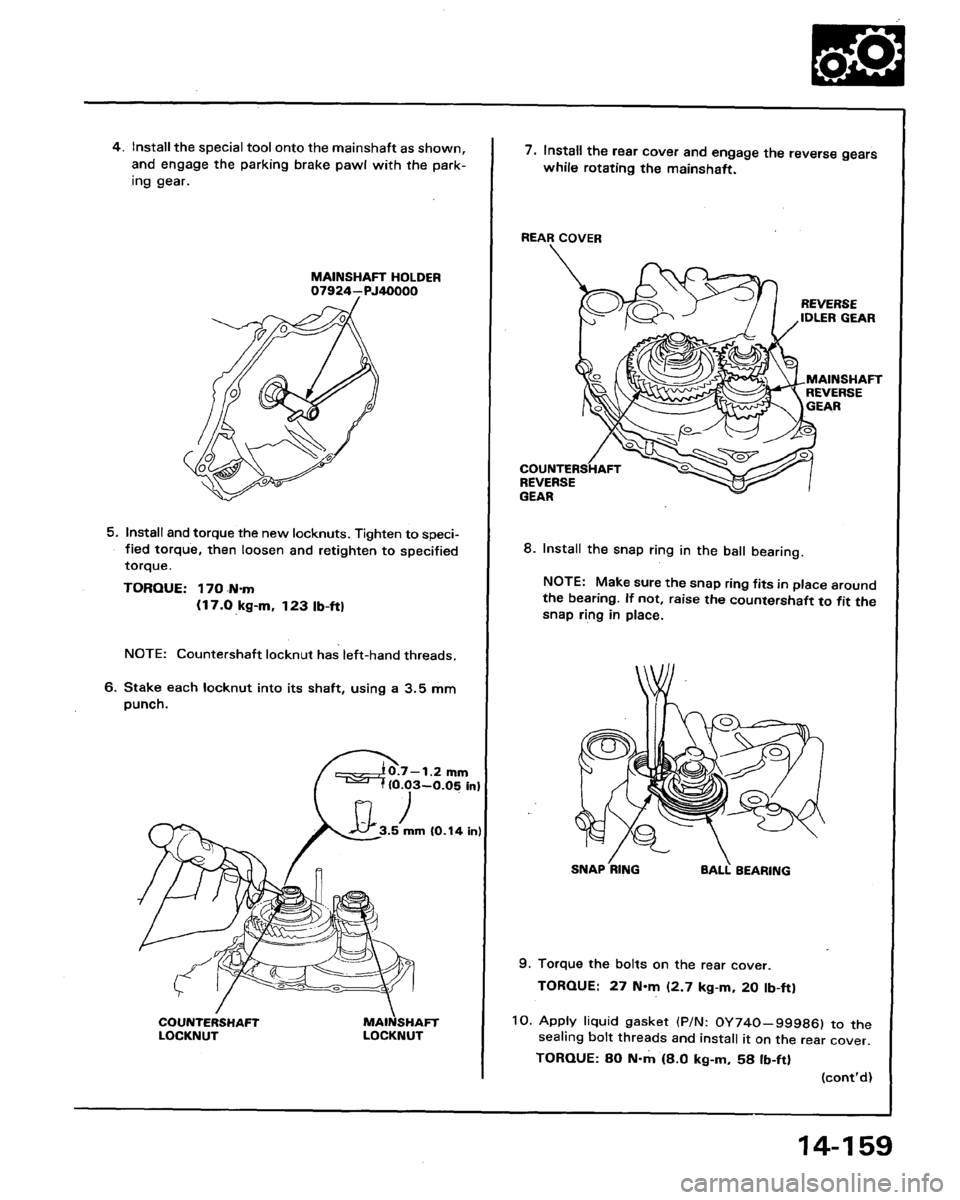 HONDA LEGEND 1991 2.G Workshop Manual 