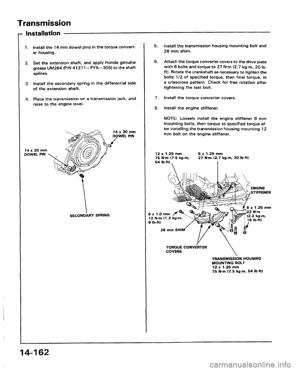 HONDA LEGEND 1991 2.G Workshop Manual 