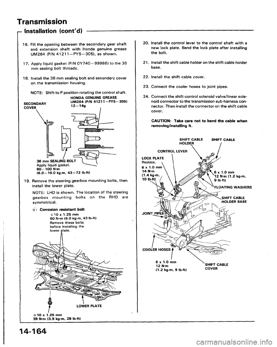 HONDA LEGEND 1991 2.G Workshop Manual HONDA LEGEND 1991 2.G Workshop Manual