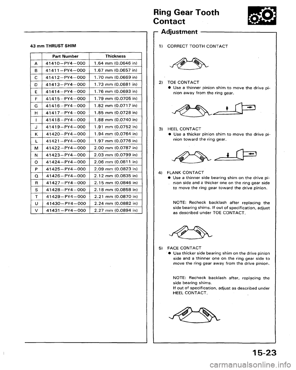 HONDA LEGEND 1991 2.G Workshop Manual HONDA LEGEND 1991 2.G Workshop Manual