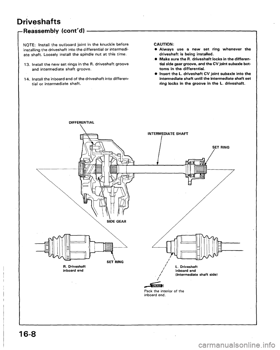 HONDA LEGEND 1991 2.G Workshop Manual HONDA LEGEND 1991 2.G Workshop Manual