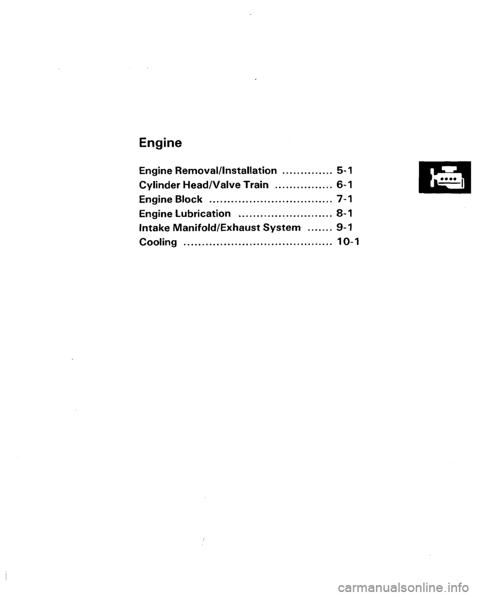 HONDA LEGEND 1991 2.G Repair Manual 