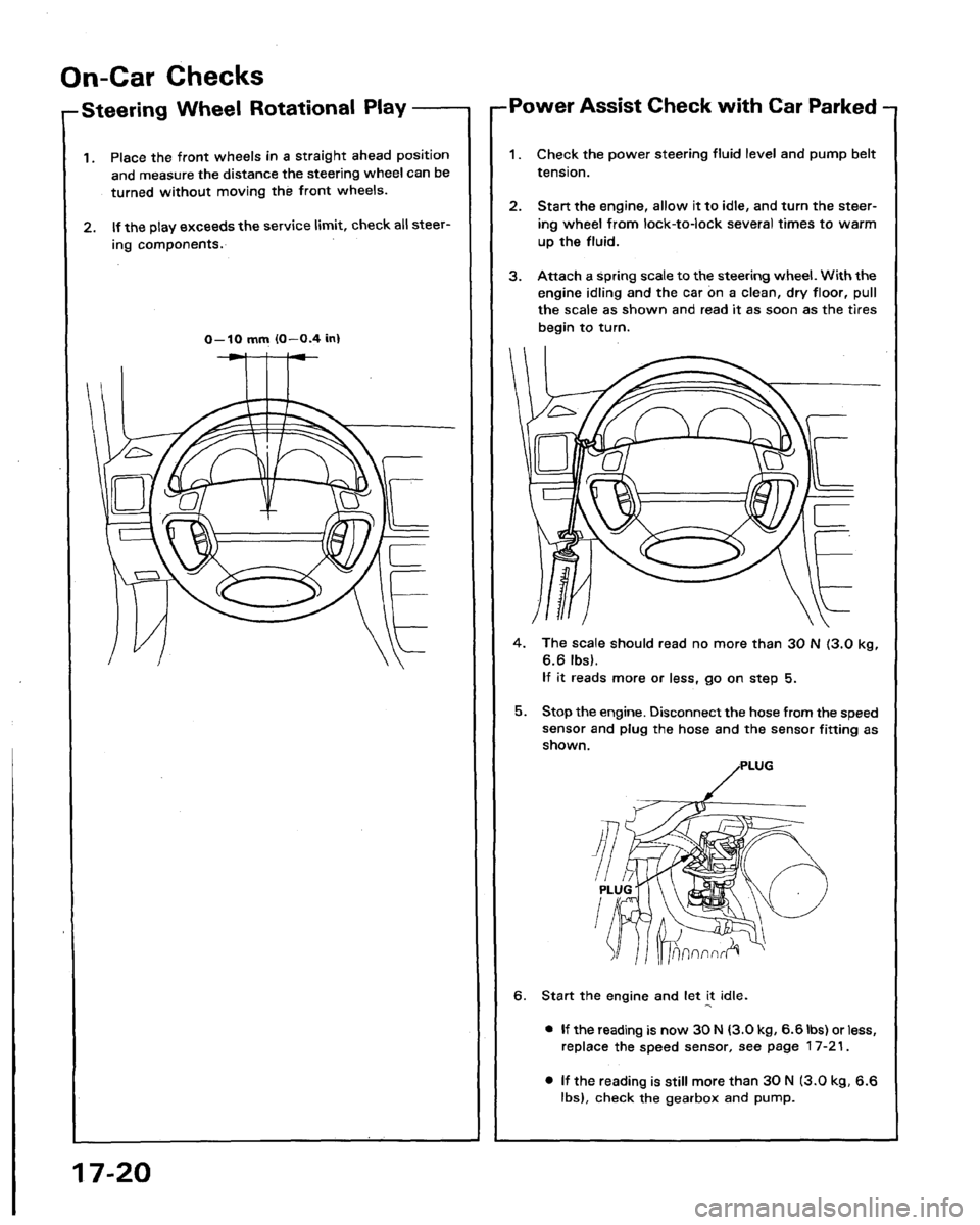 HONDA LEGEND 1991 2.G Workshop Manual HONDA LEGEND 1991 2.G Workshop Manual
