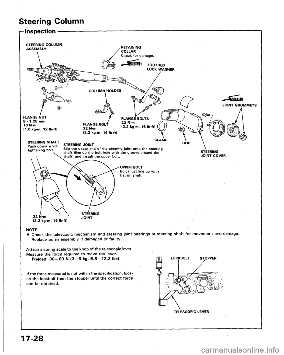 HONDA LEGEND 1991 2.G Workshop Manual 