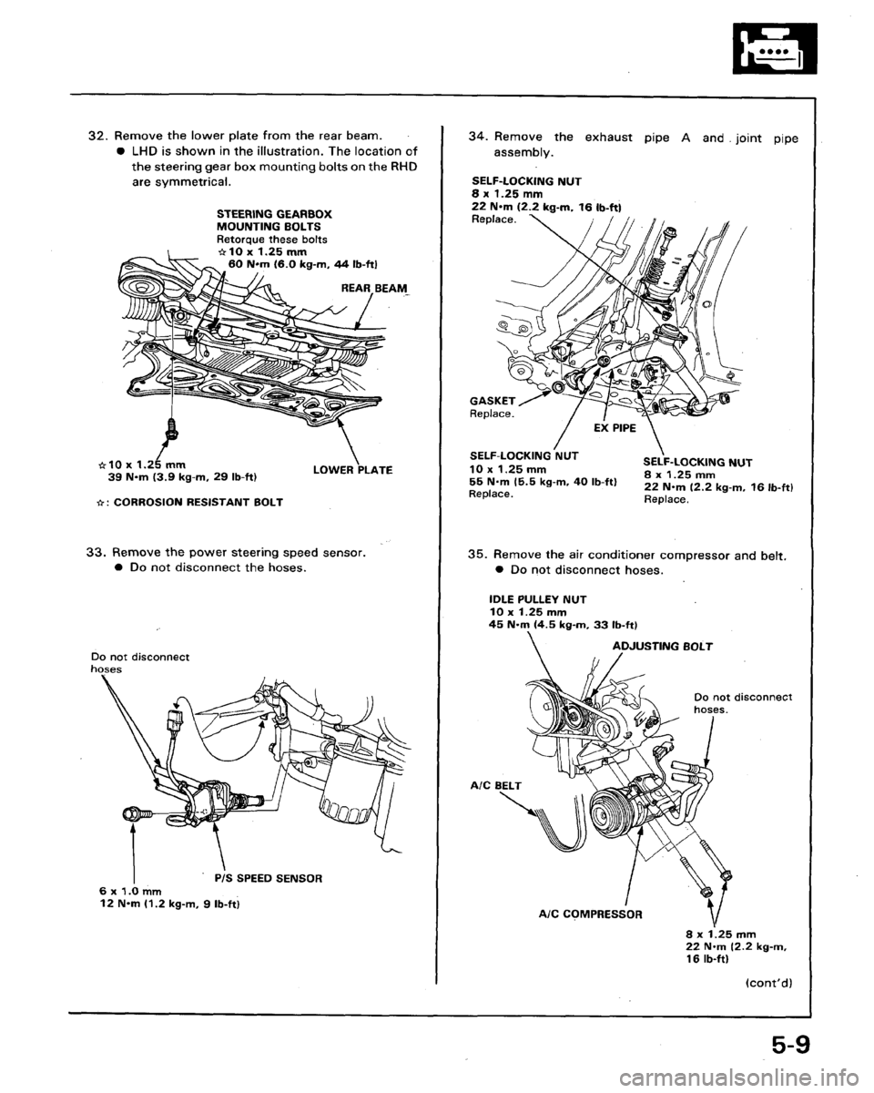 HONDA LEGEND 1991 2.G Repair Manual 