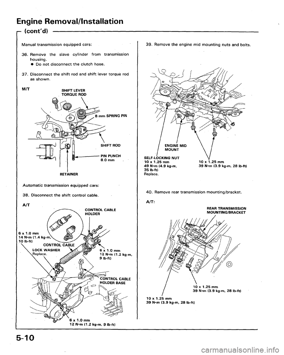 HONDA LEGEND 1991 2.G Repair Manual 