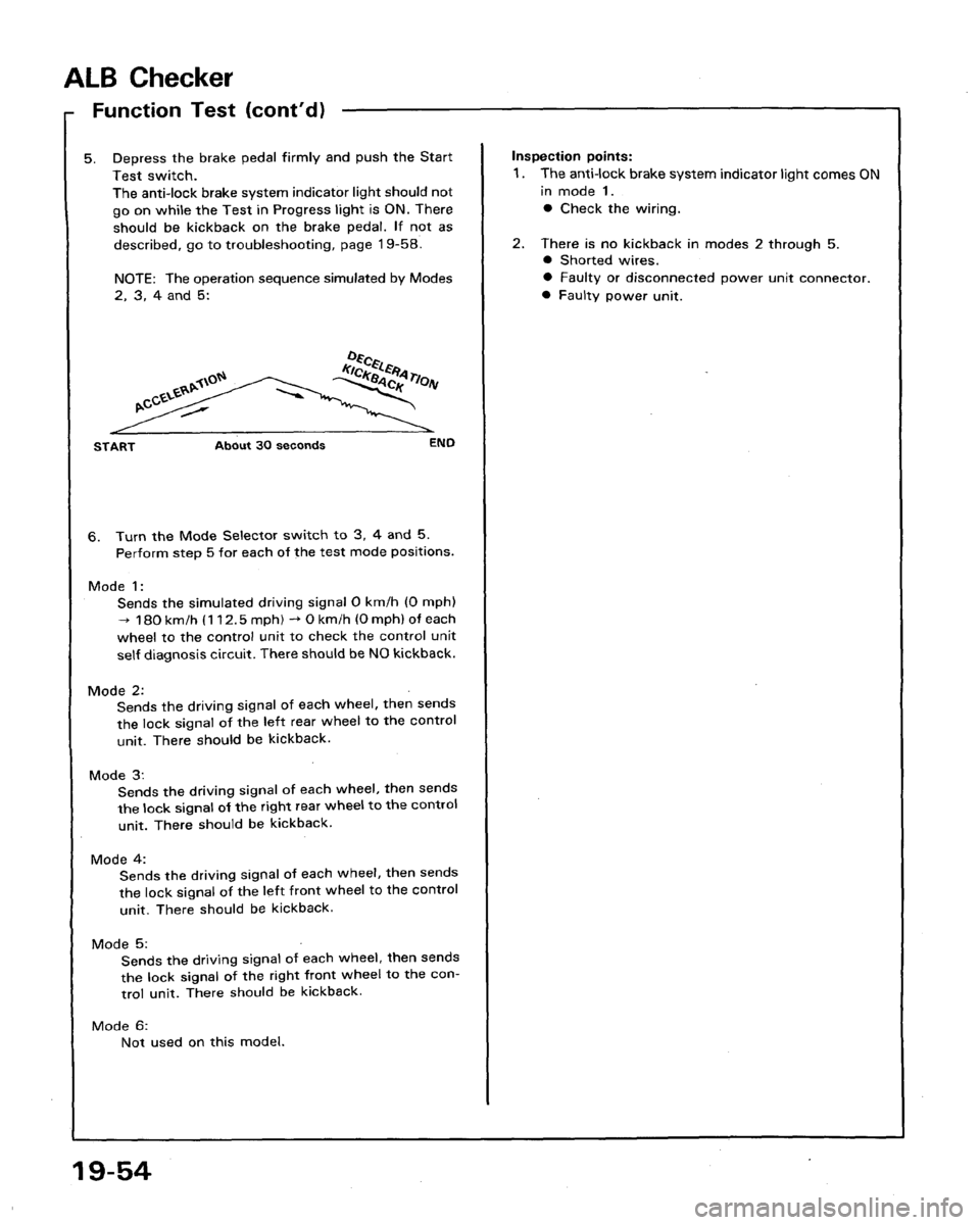 HONDA LEGEND 1991 2.G Workshop Manual 