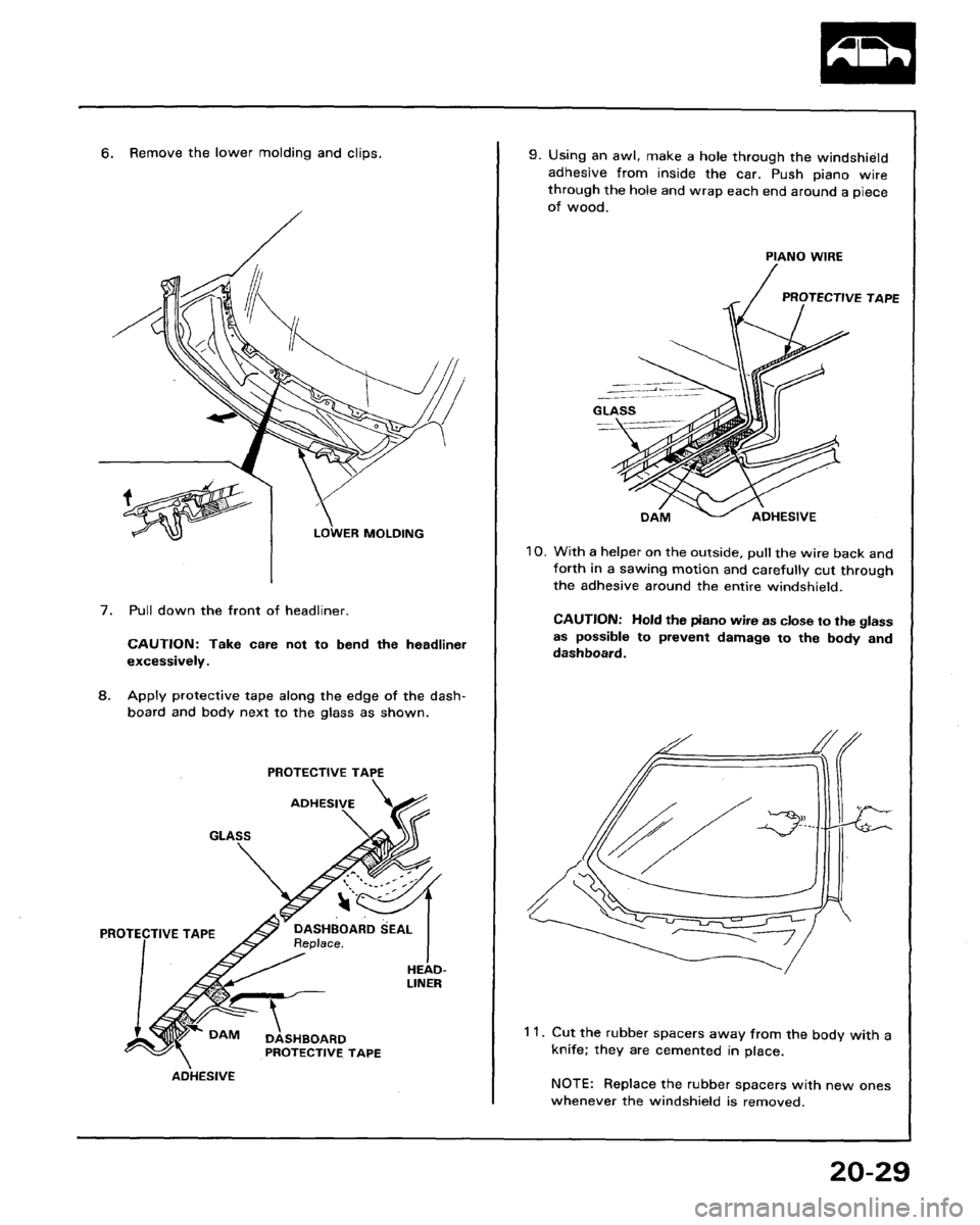 HONDA LEGEND 1991 2.G Workshop Manual HONDA LEGEND 1991 2.G Workshop Manual