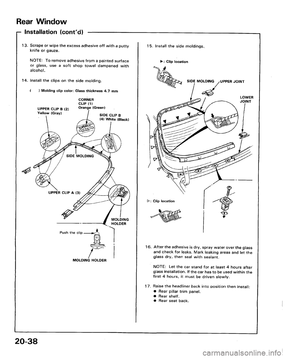 HONDA LEGEND 1991 2.G Workshop Manual HONDA LEGEND 1991 2.G Workshop Manual