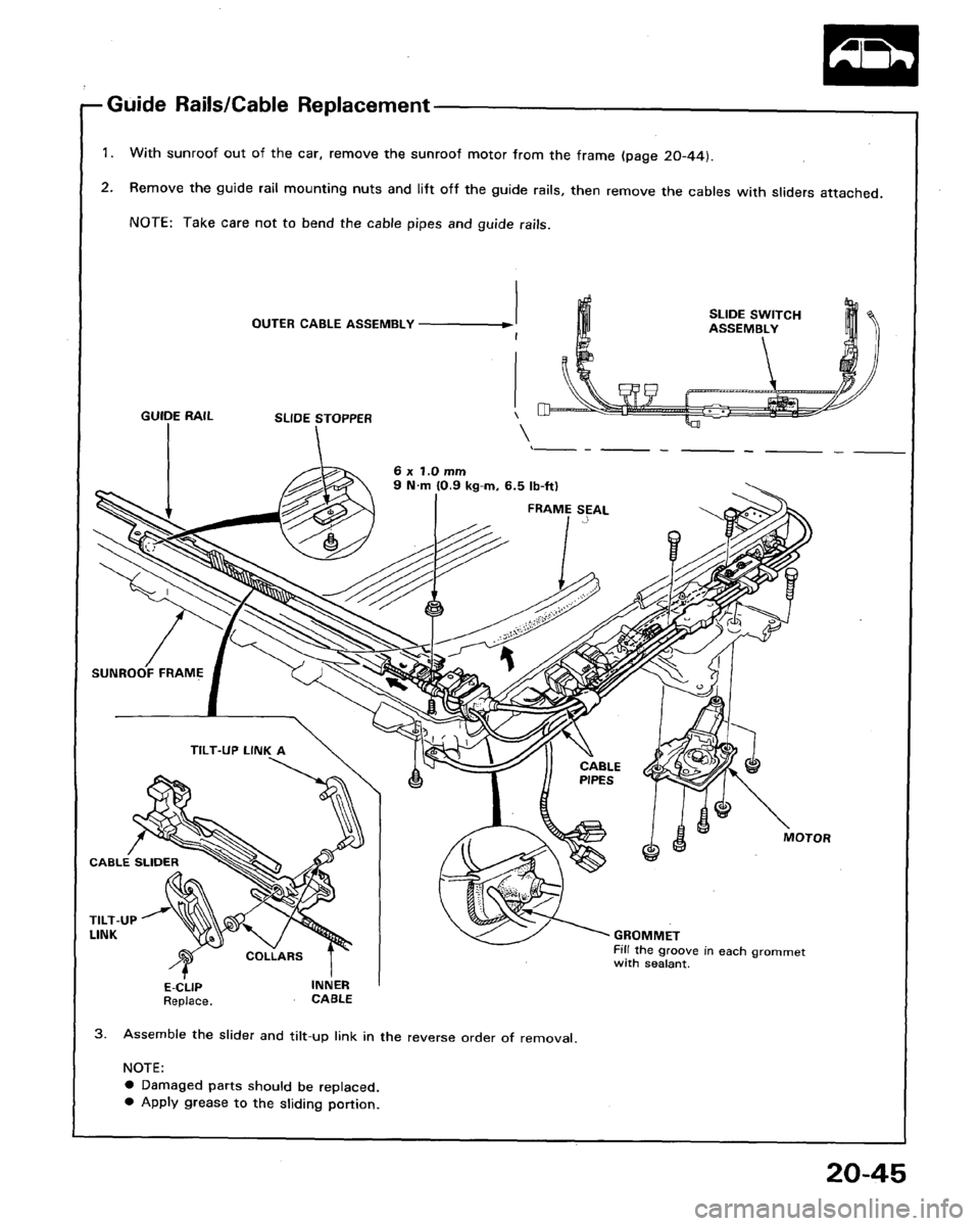 HONDA LEGEND 1991 2.G Workshop Manual HONDA LEGEND 1991 2.G Workshop Manual