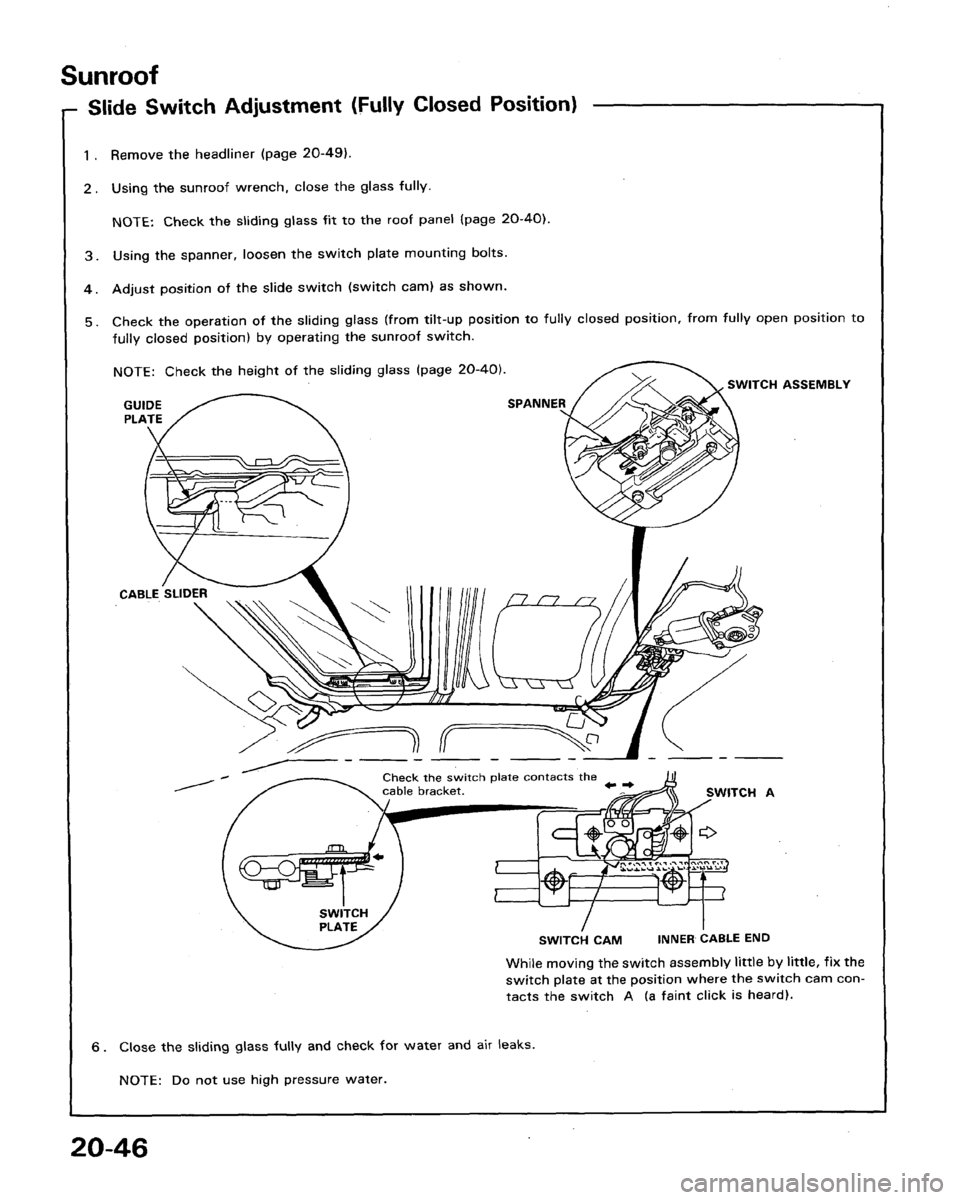 HONDA LEGEND 1991 2.G Workshop Manual HONDA LEGEND 1991 2.G Workshop Manual