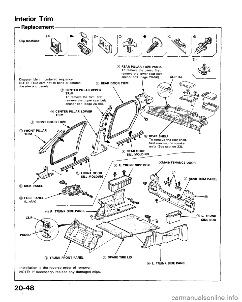 HONDA LEGEND 1991 2.G Workshop Manual HONDA LEGEND 1991 2.G Workshop Manual