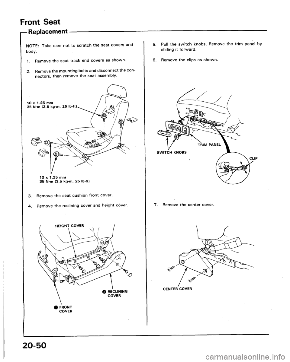 HONDA LEGEND 1991 2.G Workshop Manual HONDA LEGEND 1991 2.G Workshop Manual