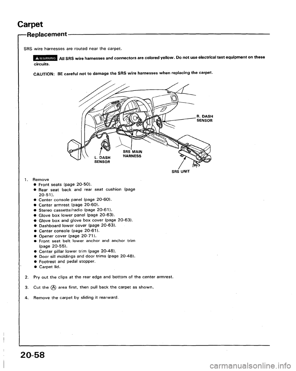 HONDA LEGEND 1991 2.G Workshop Manual HONDA LEGEND 1991 2.G Workshop Manual