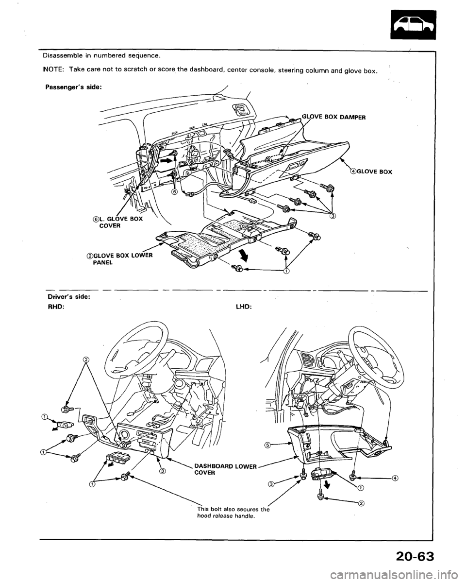HONDA LEGEND 1991 2.G Workshop Manual HONDA LEGEND 1991 2.G Workshop Manual
