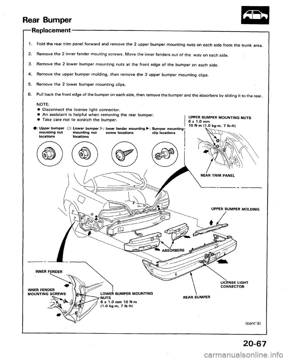 HONDA LEGEND 1991 2.G Workshop Manual HONDA LEGEND 1991 2.G Workshop Manual
