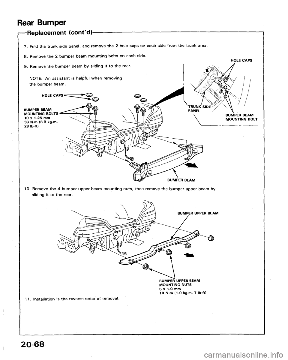 HONDA LEGEND 1991 2.G Workshop Manual HONDA LEGEND 1991 2.G Workshop Manual