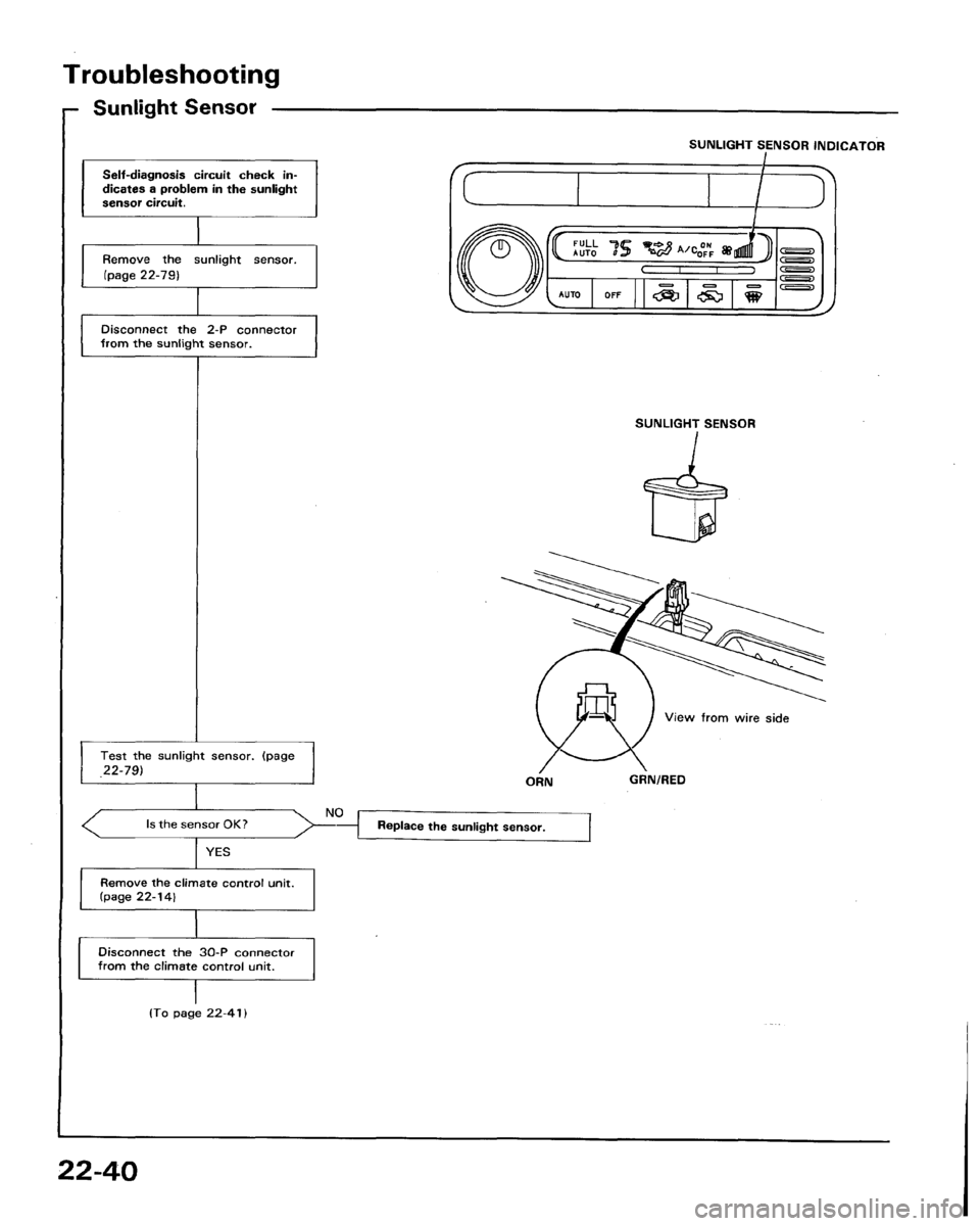 HONDA LEGEND 1991 2.G Workshop Manual 
