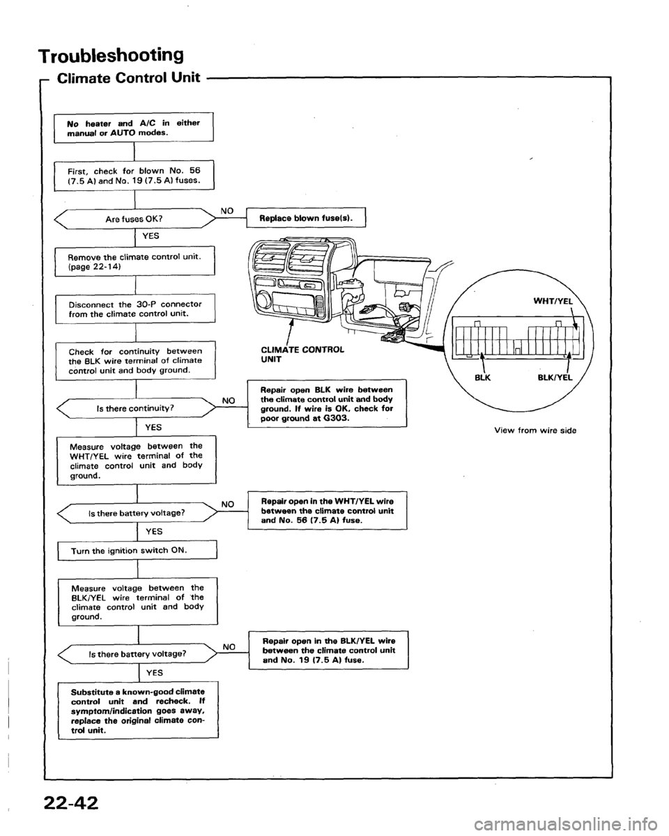 HONDA LEGEND 1991 2.G Workshop Manual 