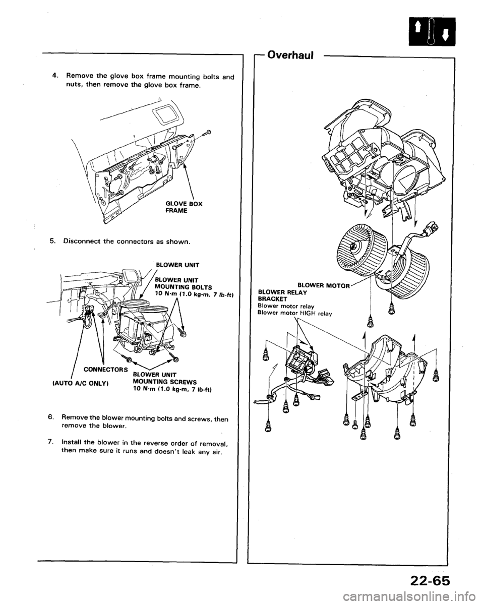 HONDA LEGEND 1991 2.G Workshop Manual 