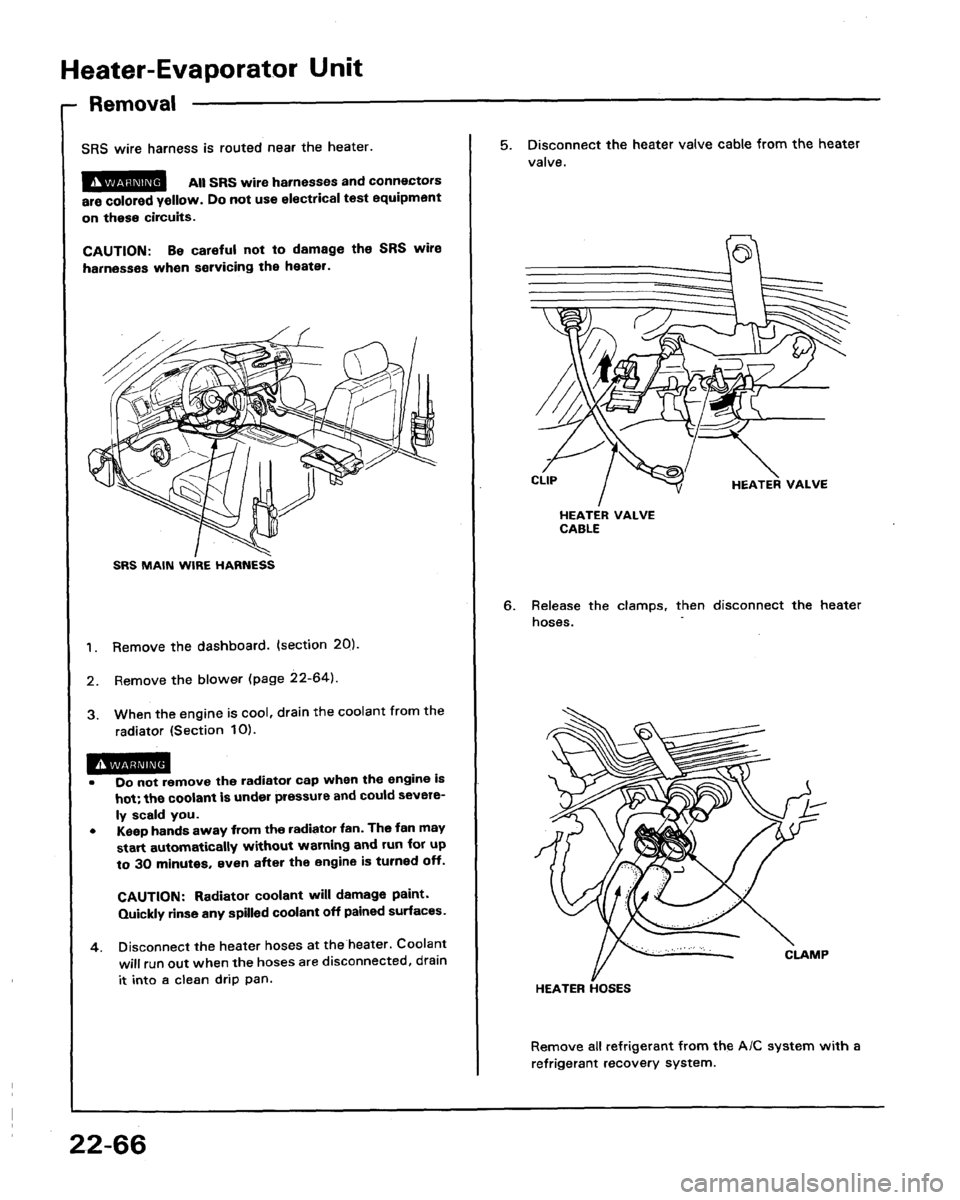 HONDA LEGEND 1991 2.G Workshop Manual 