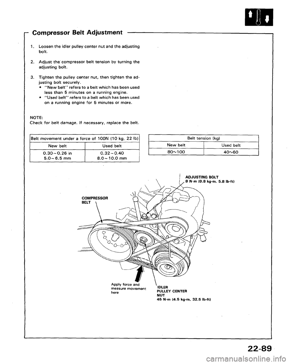 HONDA LEGEND 1991 2.G Workshop Manual HONDA LEGEND 1991 2.G Workshop Manual