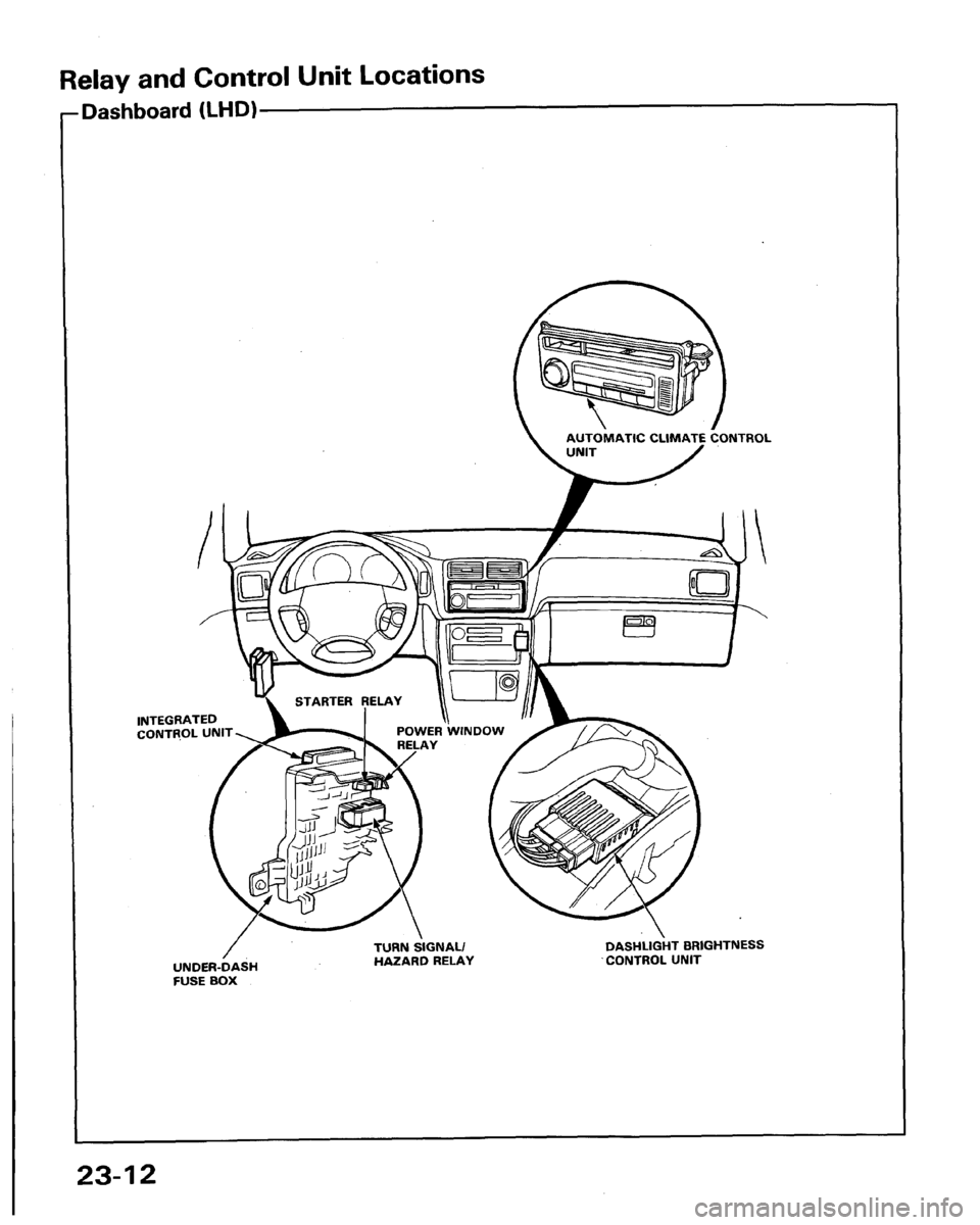 HONDA LEGEND 1991 2.G Workshop Manual HONDA LEGEND 1991 2.G Workshop Manual