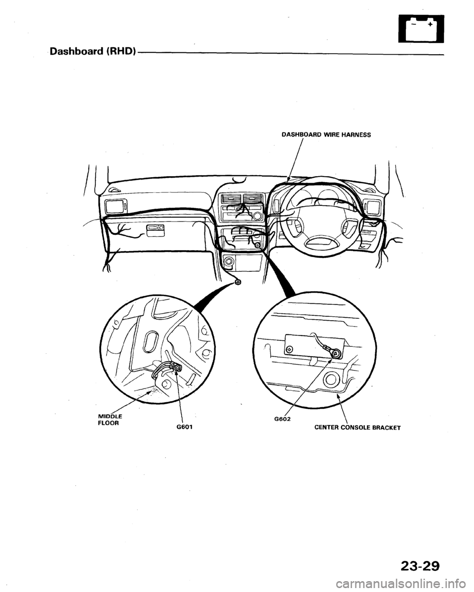 HONDA LEGEND 1991 2.G Workshop Manual 