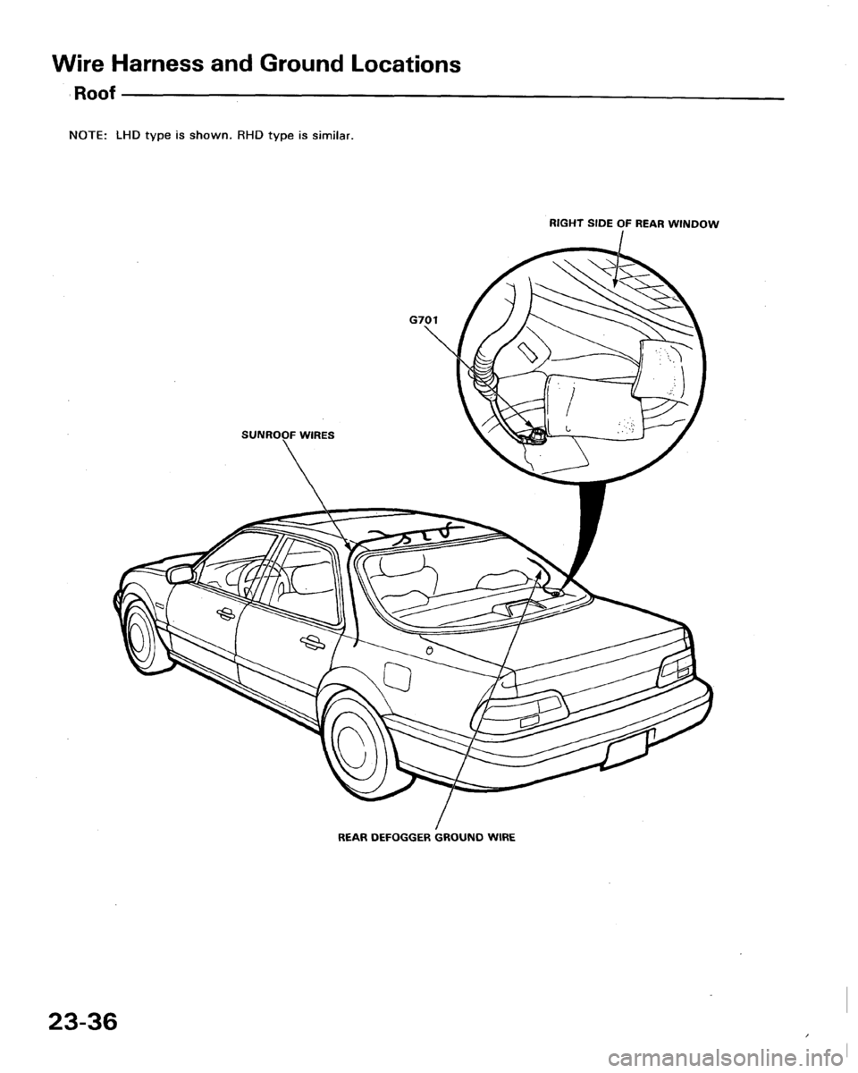HONDA LEGEND 1991 2.G Workshop Manual 