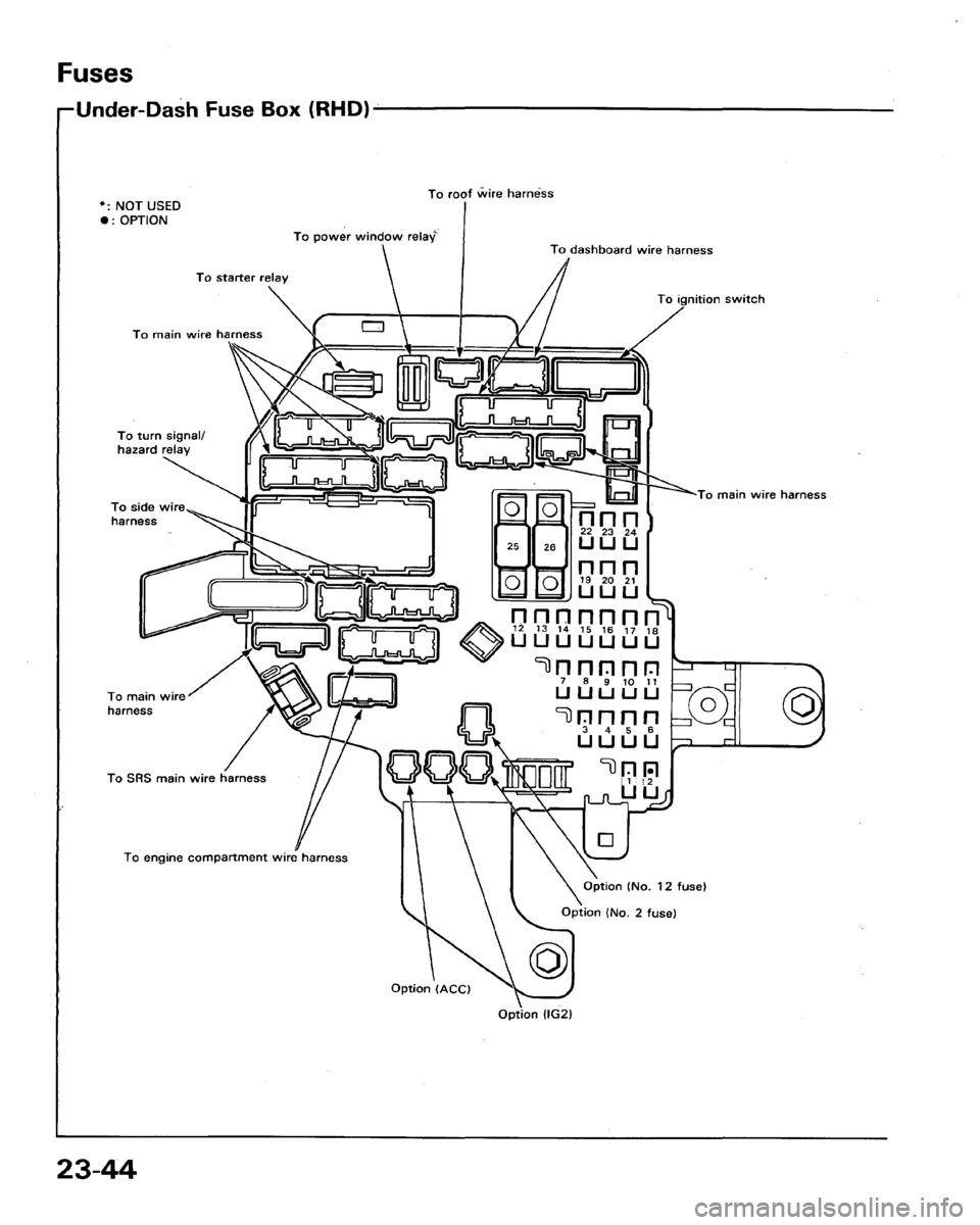 HONDA LEGEND 1991 2.G Workshop Manual 