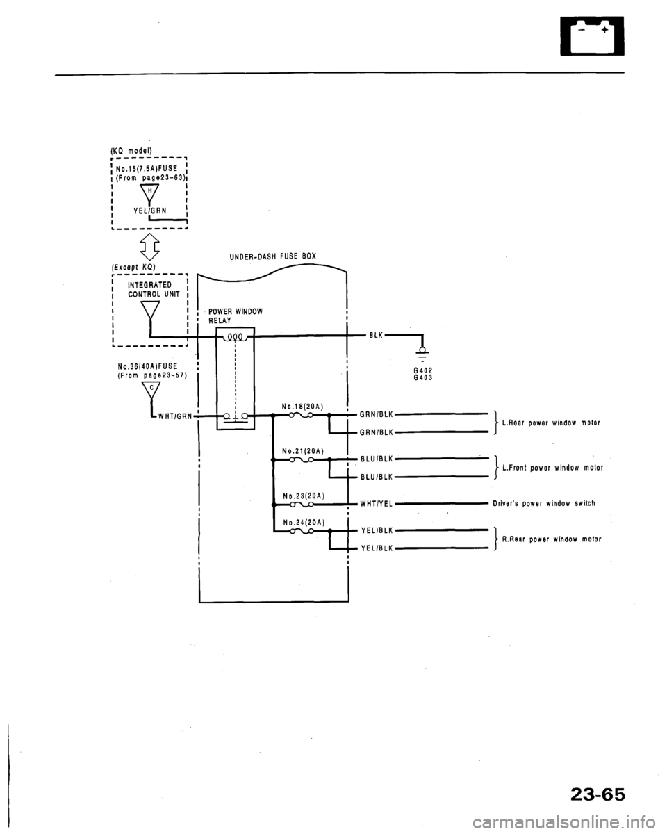 HONDA LEGEND 1991 2.G Workshop Manual 