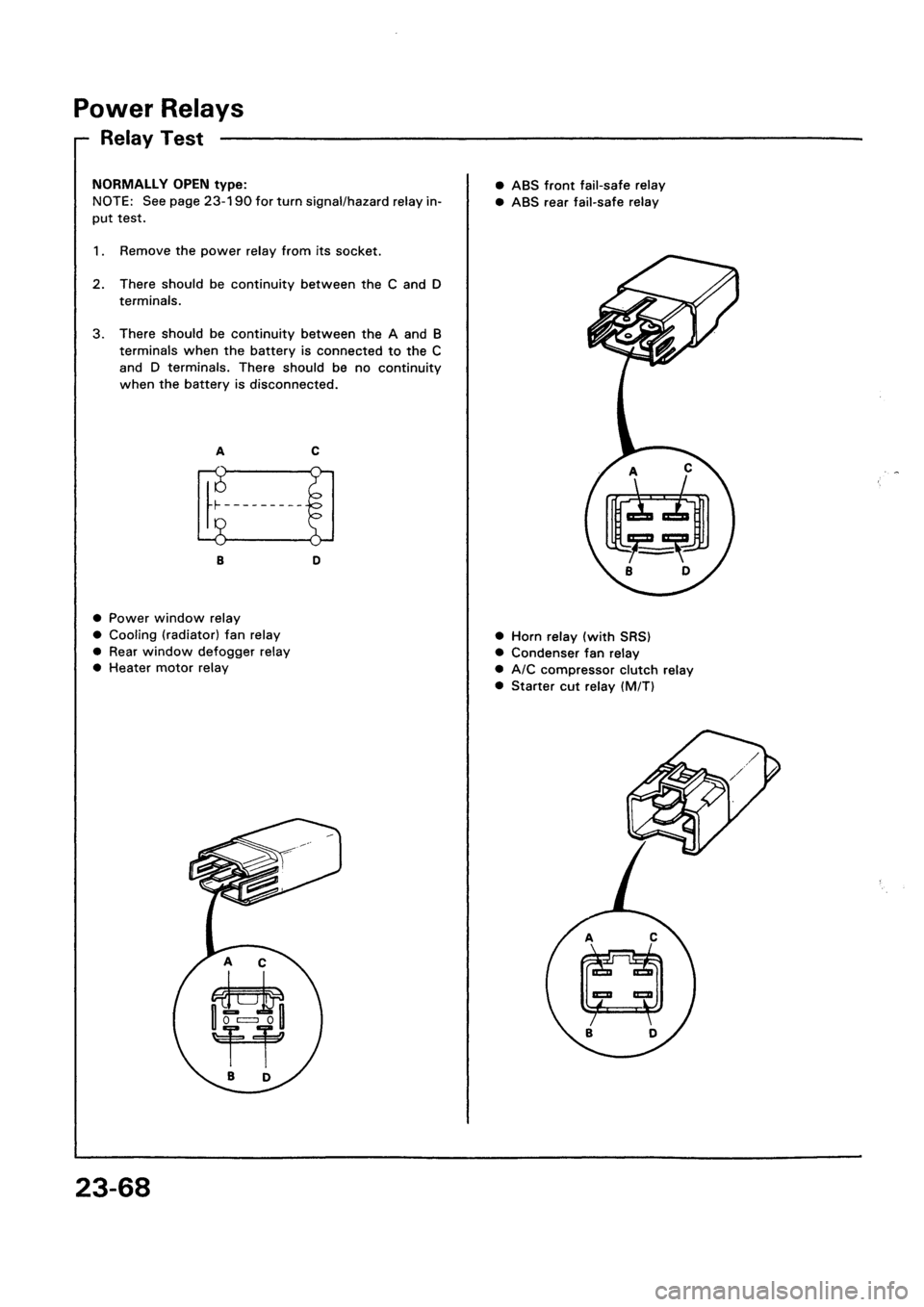 HONDA CIVIC 1994 5.G Workshop Manual HONDA CIVIC 1994 5.G Workshop Manual