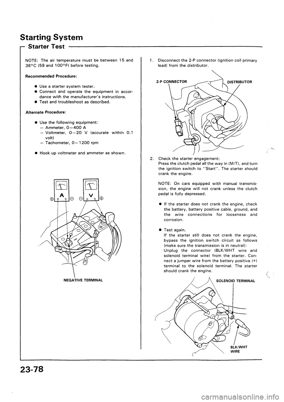HONDA CIVIC 1992 5.G Workshop Manual HONDA CIVIC 1992 5.G Workshop Manual