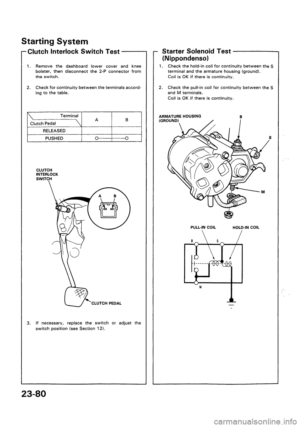 HONDA CIVIC 1992 5.G Workshop Manual HONDA CIVIC 1992 5.G Workshop Manual