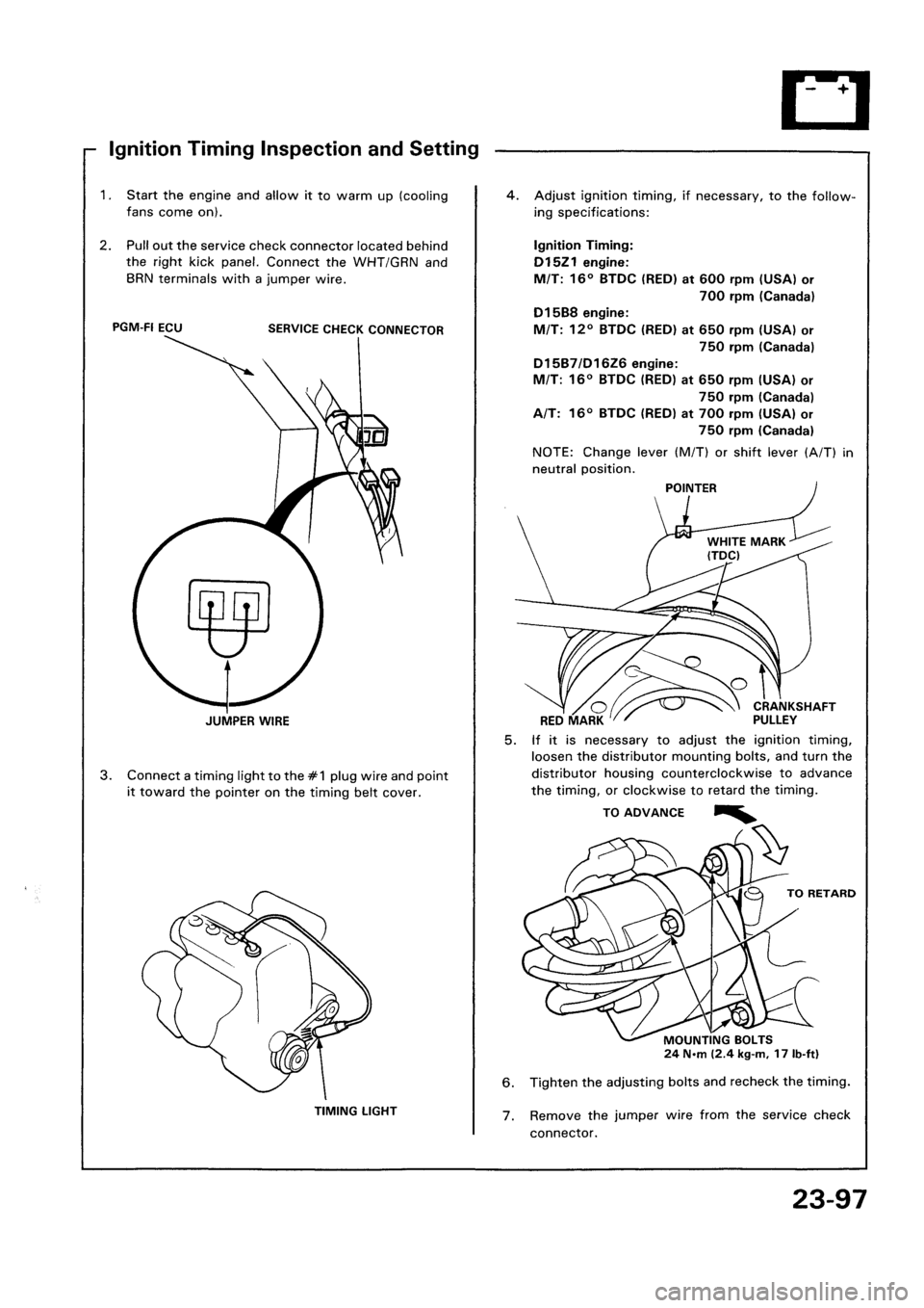 HONDA CIVIC 1994 5.G Workshop Manual 