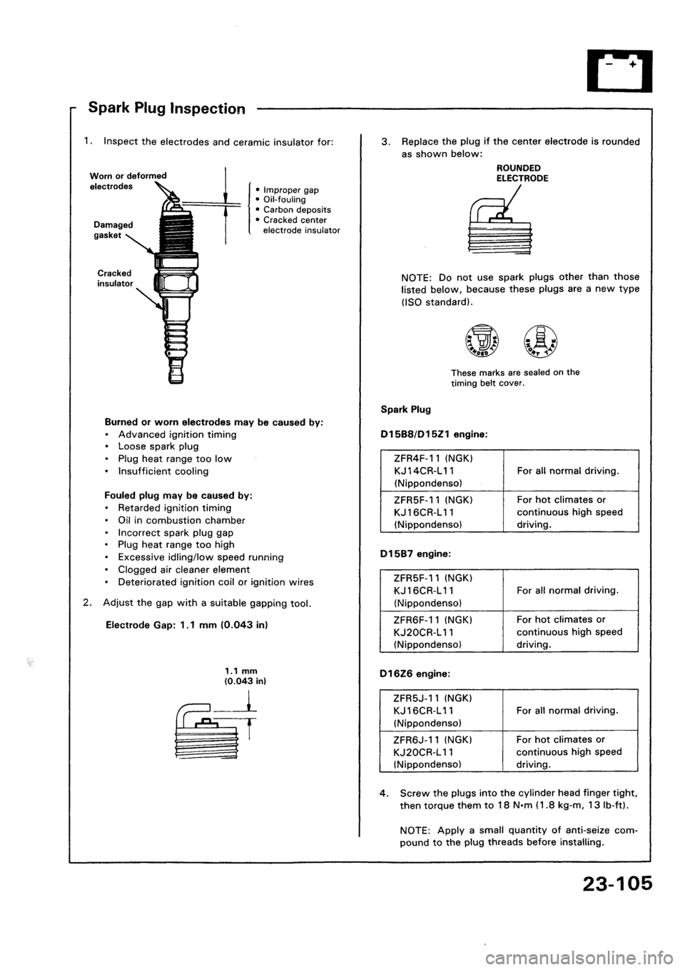 HONDA CIVIC 1992 5.G Workshop Manual HONDA CIVIC 1992 5.G Workshop Manual