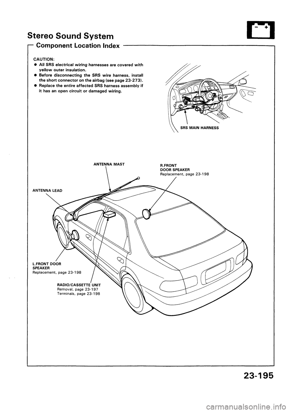 HONDA CIVIC 1992 5.G Workshop Manual HONDA CIVIC 1992 5.G Workshop Manual