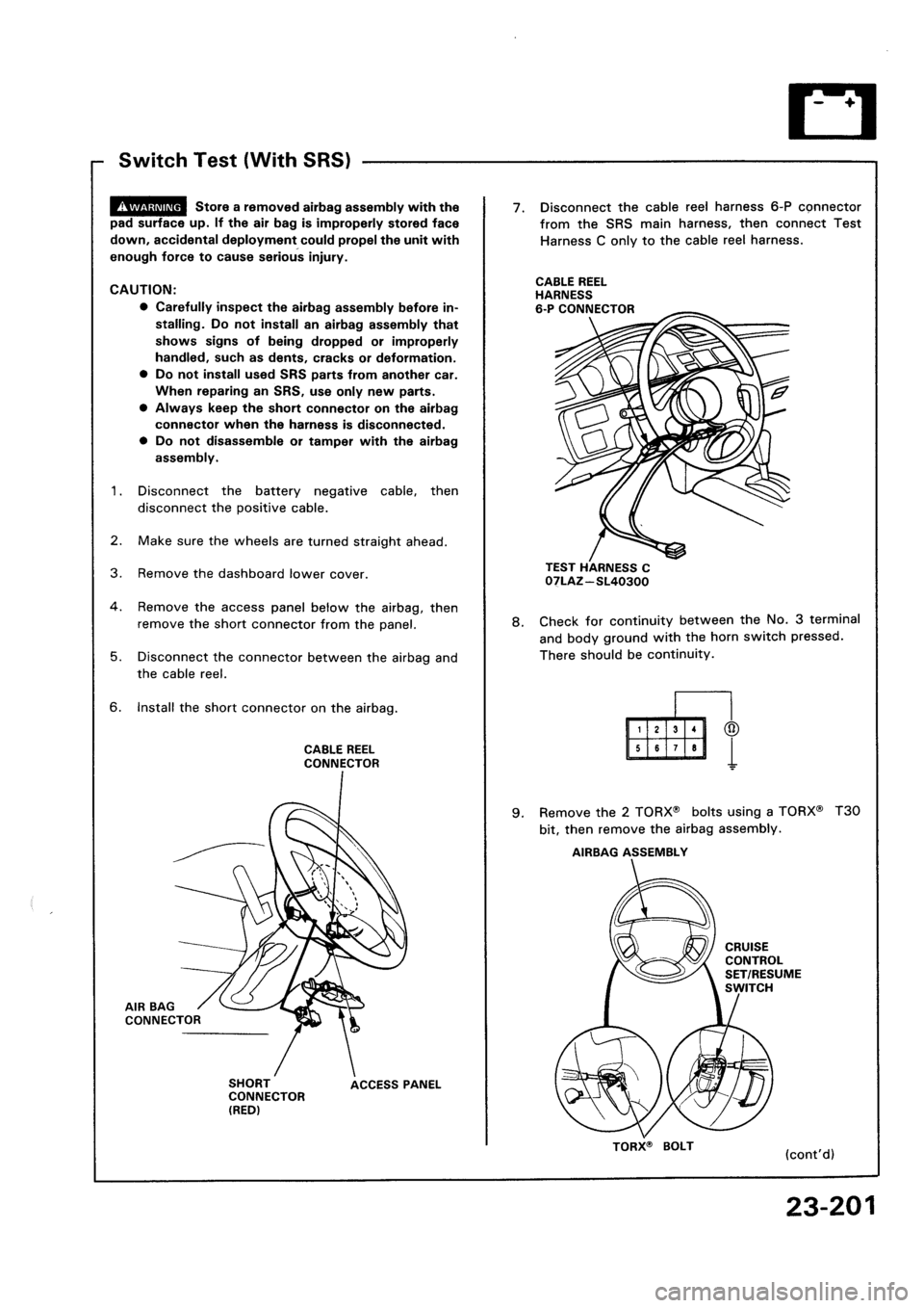 HONDA CIVIC 1992 5.G Workshop Manual HONDA CIVIC 1992 5.G Workshop Manual
