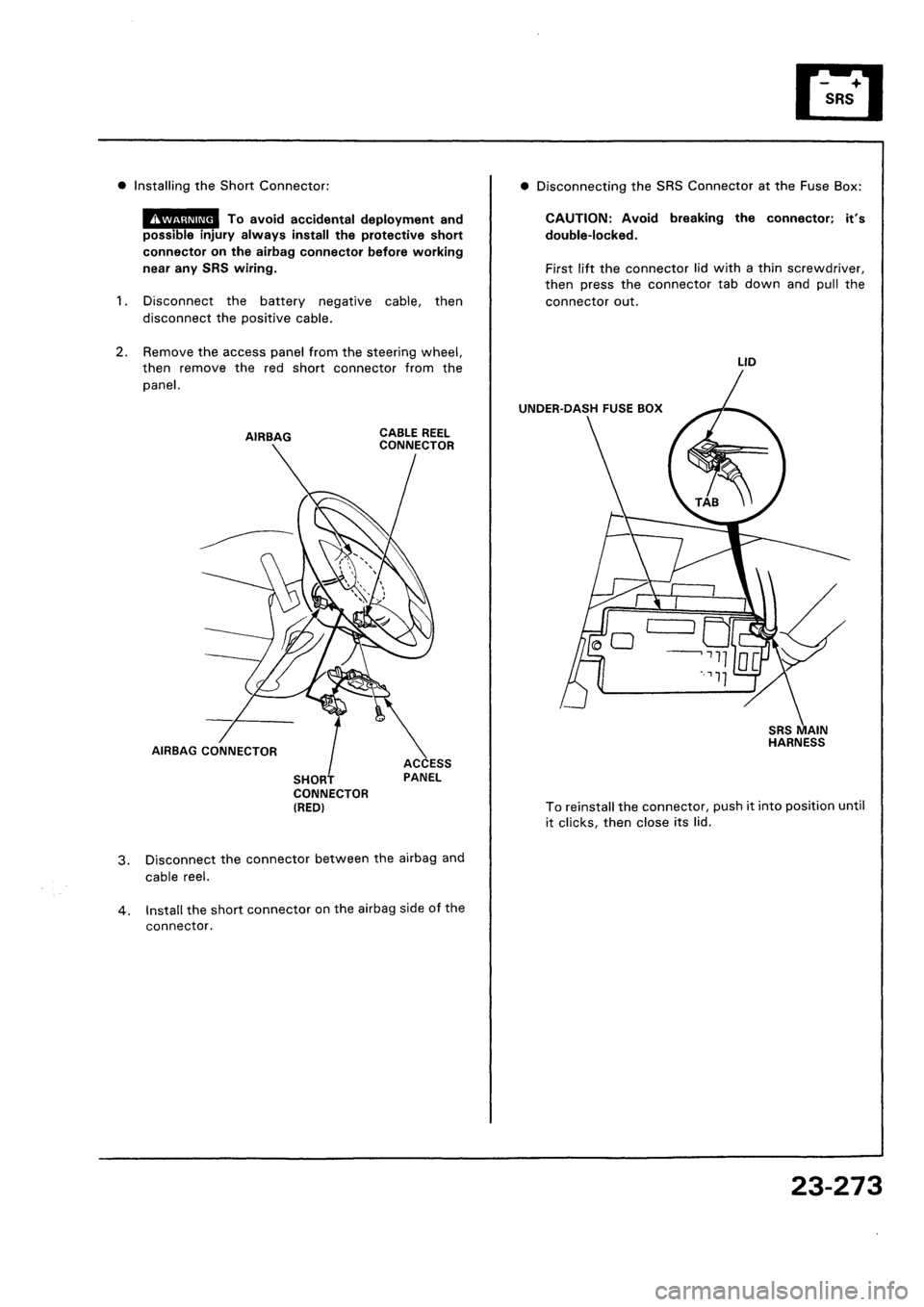 HONDA CIVIC 1992 5.G Workshop Manual HONDA CIVIC 1992 5.G Workshop Manual