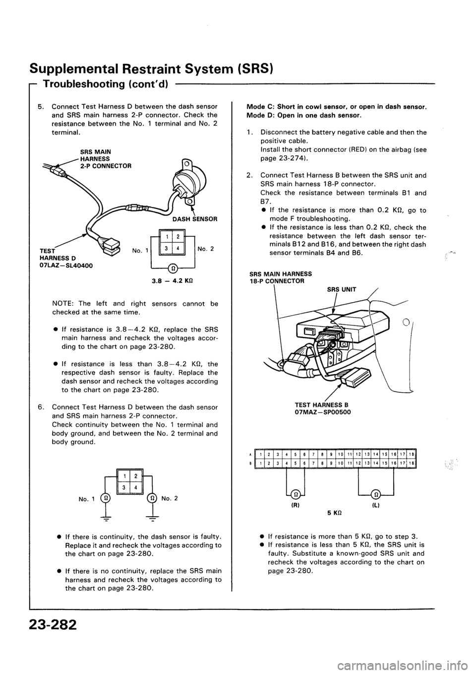 HONDA CIVIC 1992 5.G Workshop Manual HONDA CIVIC 1992 5.G Workshop Manual
