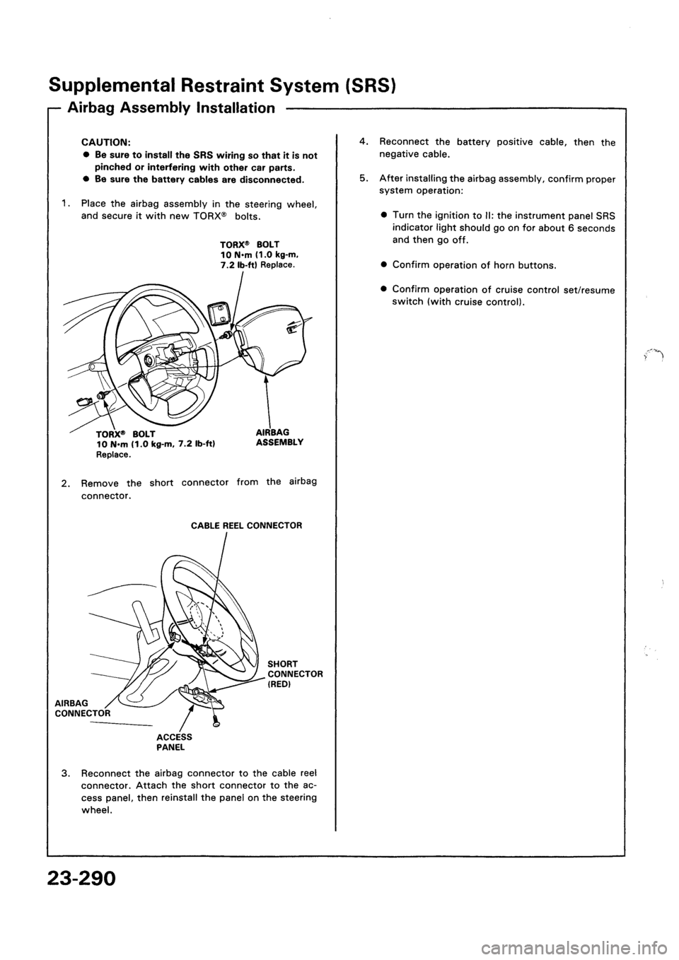 HONDA CIVIC 1992 5.G Workshop Manual HONDA CIVIC 1992 5.G Workshop Manual