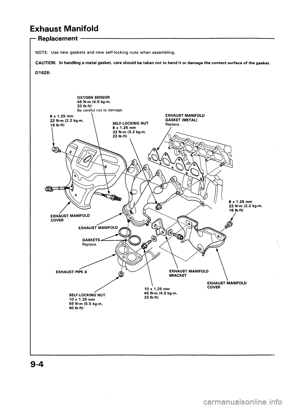 HONDA CIVIC 1992 5.G Workshop Manual HONDA CIVIC 1992 5.G Workshop Manual
