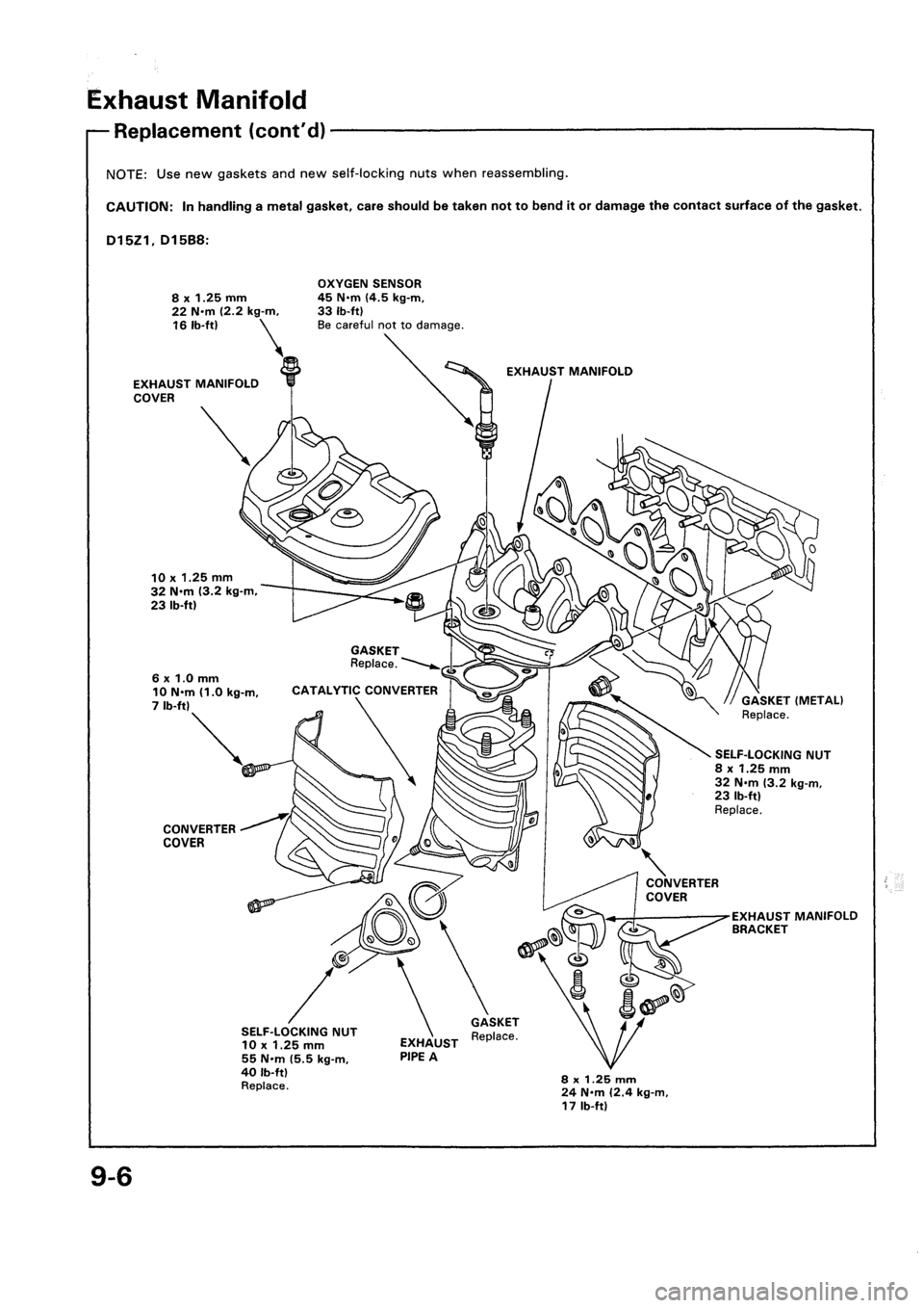 HONDA CIVIC 1992 5.G Workshop Manual HONDA CIVIC 1992 5.G Workshop Manual