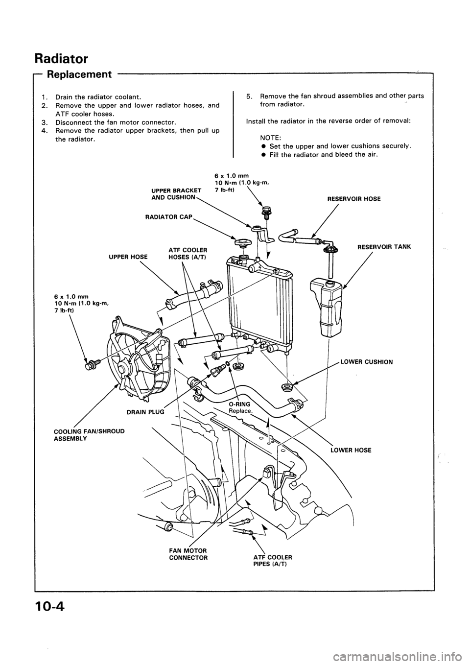 HONDA CIVIC 1992 5.G Workshop Manual HONDA CIVIC 1992 5.G Workshop Manual
