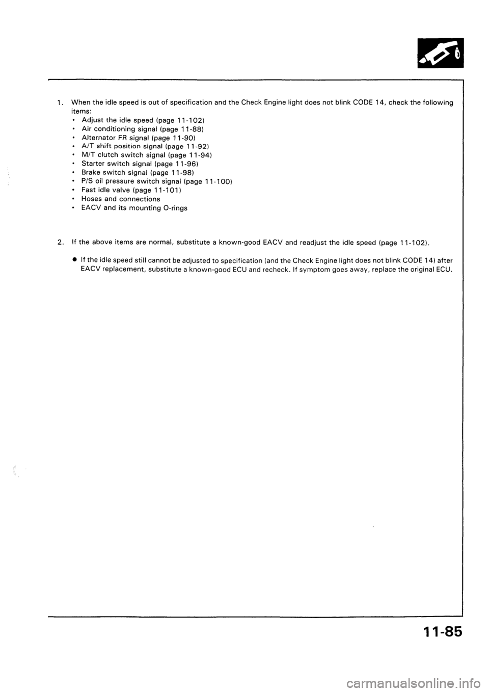 HONDA CIVIC 1994 5.G Workshop Manual HONDA CIVIC 1994 5.G Workshop Manual