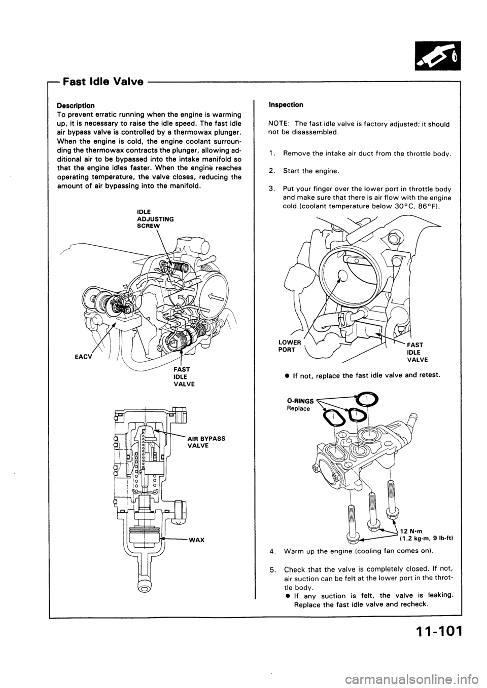 HONDA CIVIC 1992 5.G Workshop Manual HONDA CIVIC 1992 5.G Workshop Manual