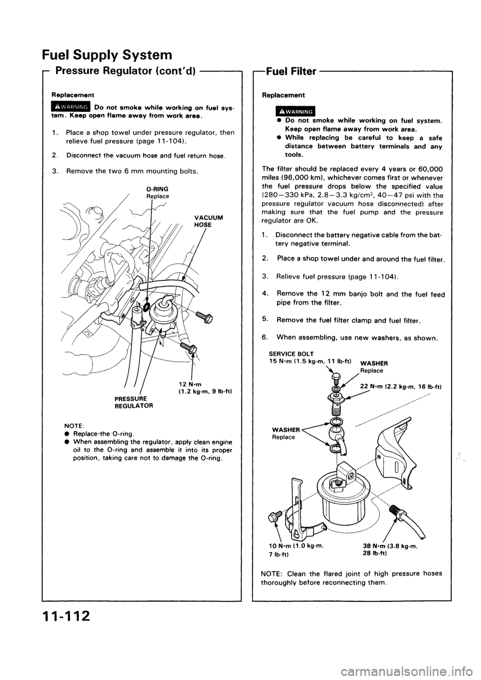 HONDA CIVIC 1992 5.G Workshop Manual HONDA CIVIC 1992 5.G Workshop Manual