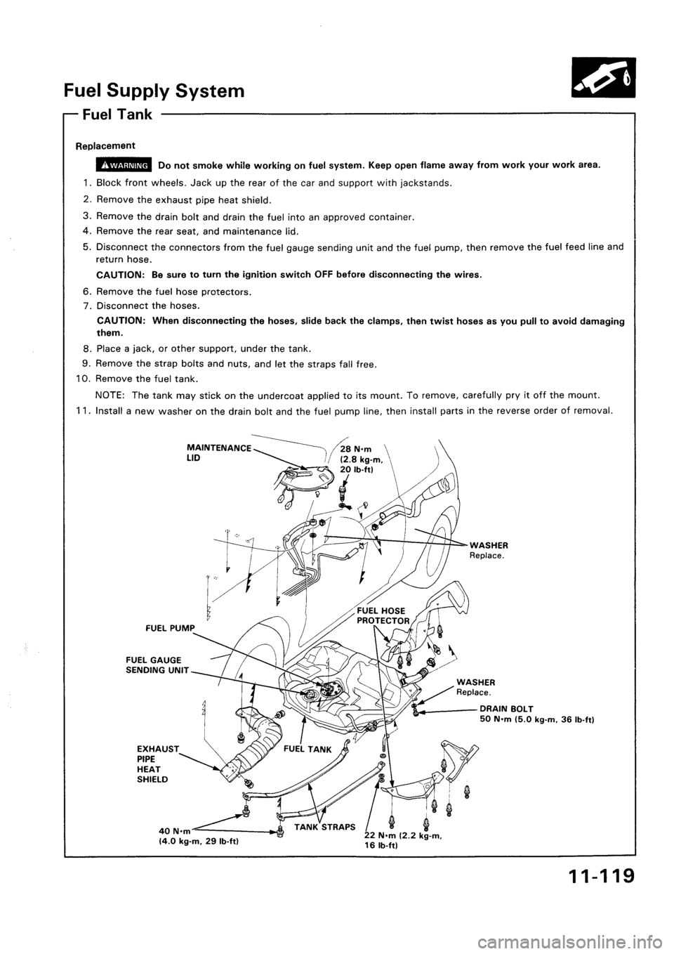 HONDA CIVIC 1992 5.G Workshop Manual HONDA CIVIC 1992 5.G Workshop Manual