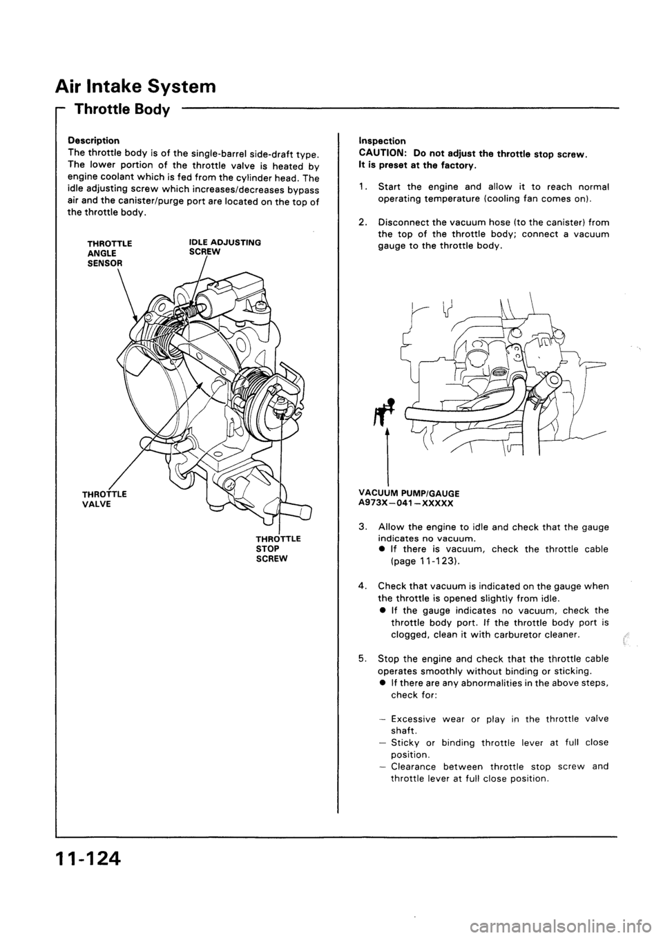 HONDA CIVIC 1992 5.G Workshop Manual HONDA CIVIC 1992 5.G Workshop Manual